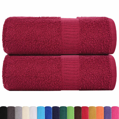 Guest Towels "FROGN" 2 pcs Bordeaux 30x50 cm 360 gsm