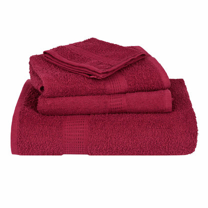 Towels "FROGN" 2 pcs Bordeaux 100x200 cm 360 gsm