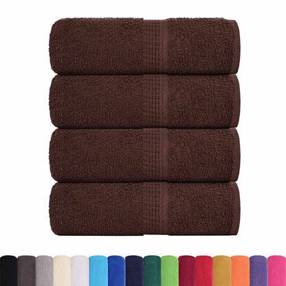 Wash Towels "FROGN" 4 pcs Brown 30x30 cm 360 gsm