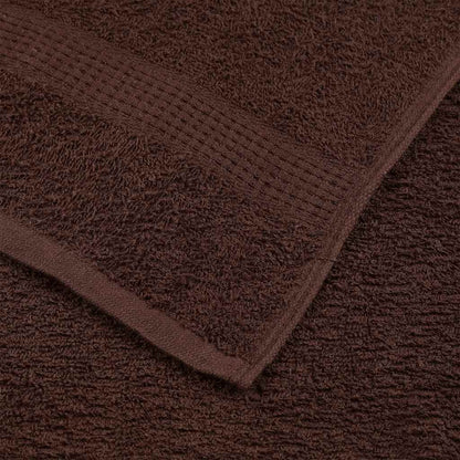 Hand Towels "FROGN" 4 pcs Brown 50x100 cm 360 gsm