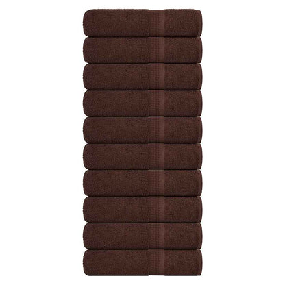 Shower Towels "FROGN" 10 pcs Brown 70x140 cm 360 gsm