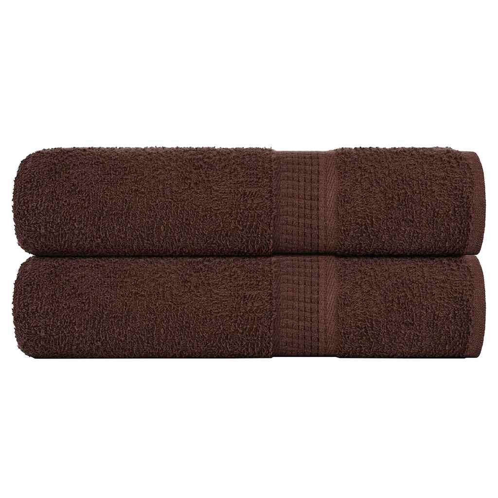 Bath Towels "FROGN" 2 pcs Brown 100x150 cm 360 gsm