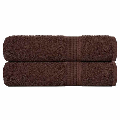 Bath Towels "FROGN" 2 pcs Brown 100x150 cm 360 gsm