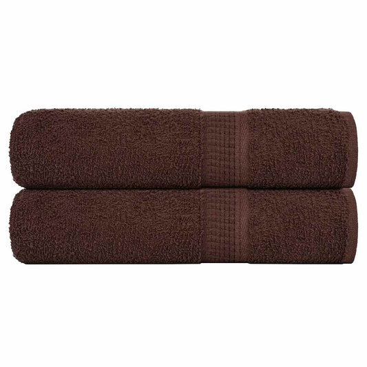 Bath Towels "FROGN" 2 pcs Brown 100x150 cm 360 gsm