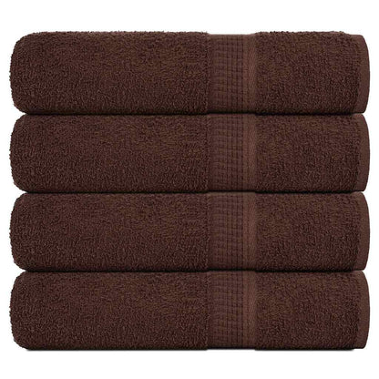 Bath Towels "FROGN" 4 pcs Brown 100x150 cm 360 gsm
