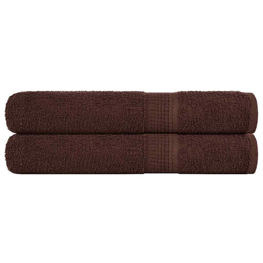 Towels "FROGN" 2 pcs Brown 100x200 cm 360 gsm