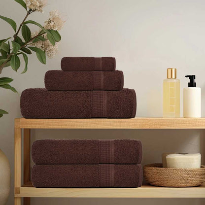 Towels "FROGN" 2 pcs Brown 100x200 cm 360 gsm