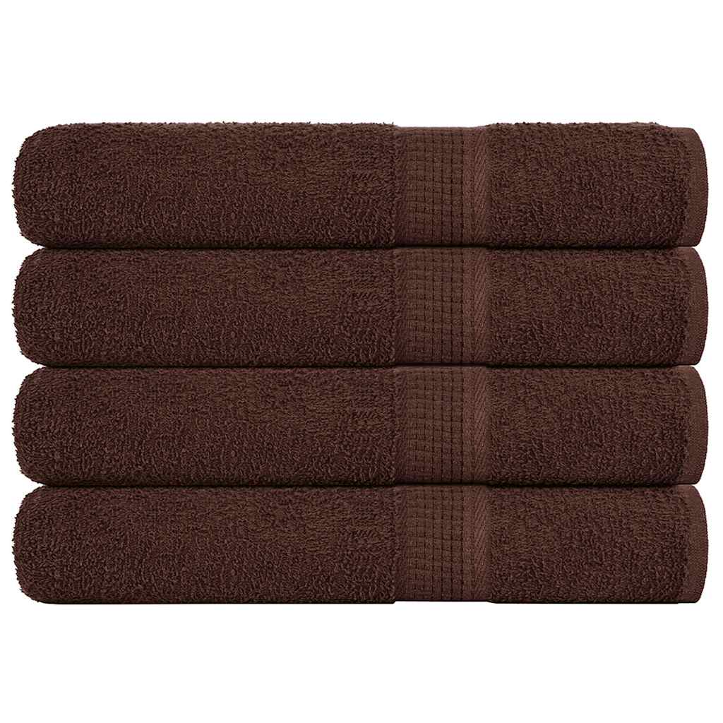 Towels "FROGN" 4 pcs Brown 100x200 cm 360 gsm