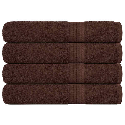 Towels "FROGN" 4 pcs Brown 100x200 cm 360 gsm