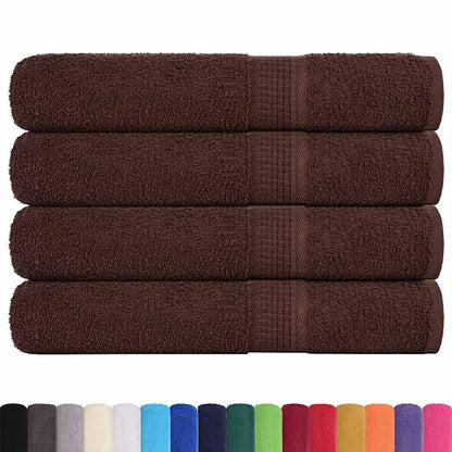 Towels "FROGN" 4 pcs Brown 100x200 cm 360 gsm