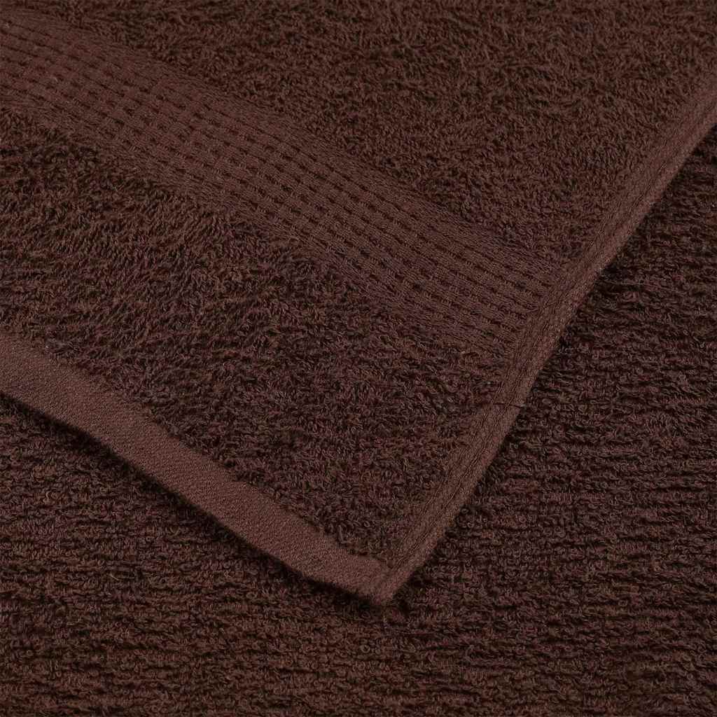 Towels "FROGN" 4 pcs Brown 100x200 cm 360 gsm