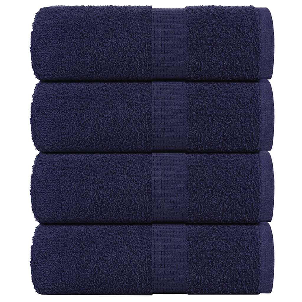 Wash Towels "FROGN" 4 pcs Navy Blue 30x30 cm 360 gsm