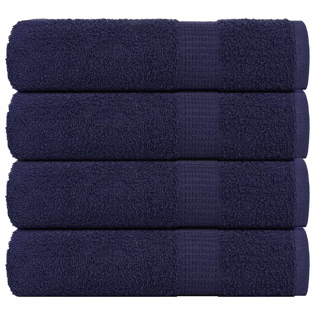Bath Towels "FROGN" 4 pcs Navy Blue 100x150 cm 360 gsm