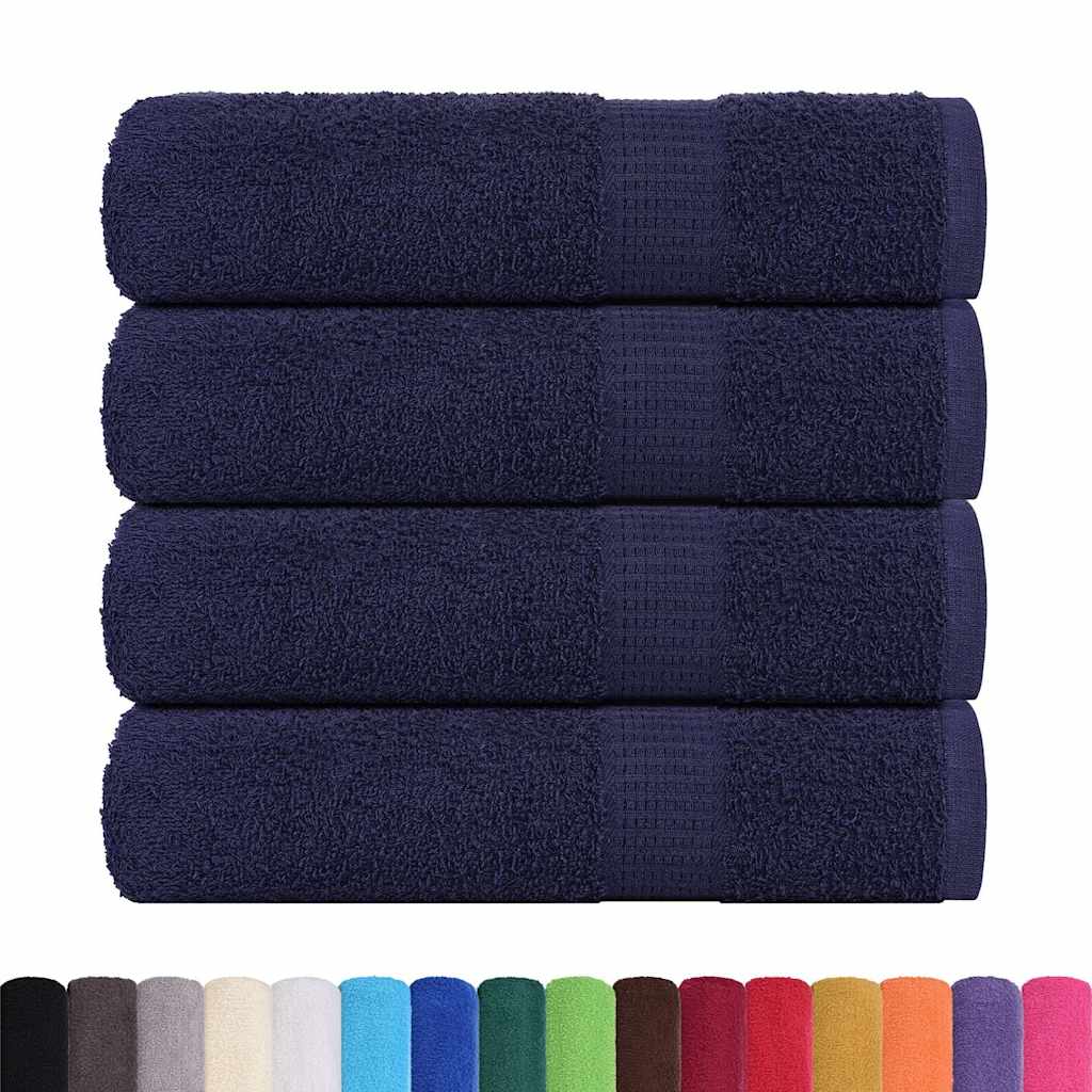 Bath Towels "FROGN" 4 pcs Navy Blue 100x150 cm 360 gsm