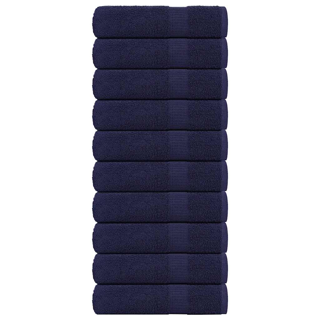 Bath Towels "FROGN" 10 pcs Navy Blue 100x150 cm 360 gsm