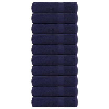 Bath Towels "FROGN" 10 pcs Navy Blue 100x150 cm 360 gsm