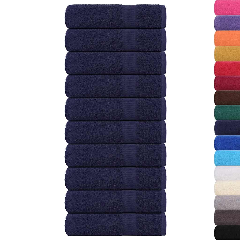 Bath Towels "FROGN" 10 pcs Navy Blue 100x150 cm 360 gsm