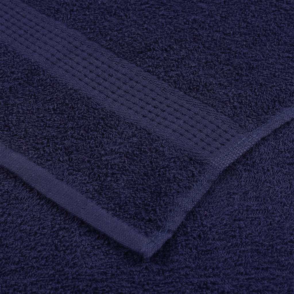 Bath Towels "FROGN" 10 pcs Navy Blue 100x150 cm 360 gsm