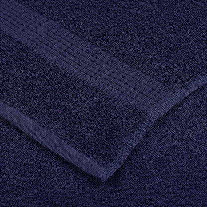 Bath Towels "FROGN" 10 pcs Navy Blue 100x150 cm 360 gsm