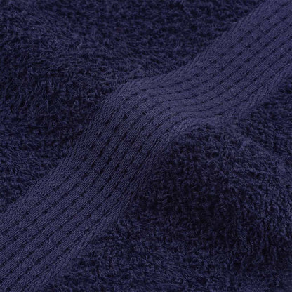 Bath Towels "FROGN" 10 pcs Navy Blue 100x150 cm 360 gsm