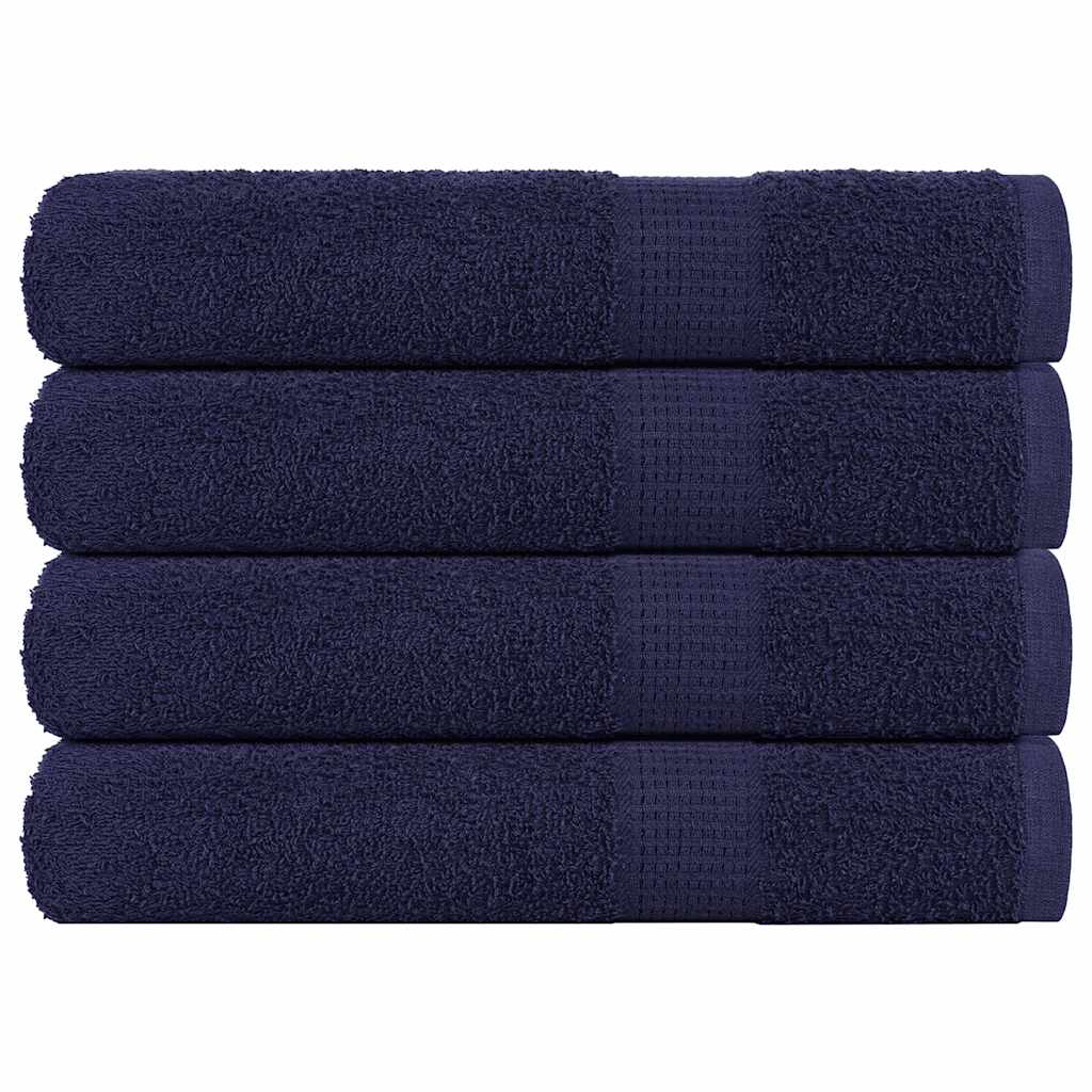 Sauna Towels "FROGN" 4 pcs Navy Blue 80x200 cm 360 gsm