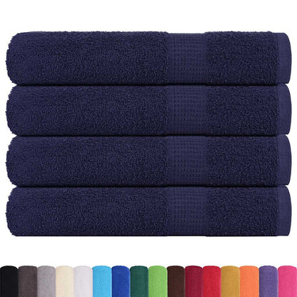 Sauna Towels "FROGN" 4 pcs Navy Blue 80x200 cm 360 gsm