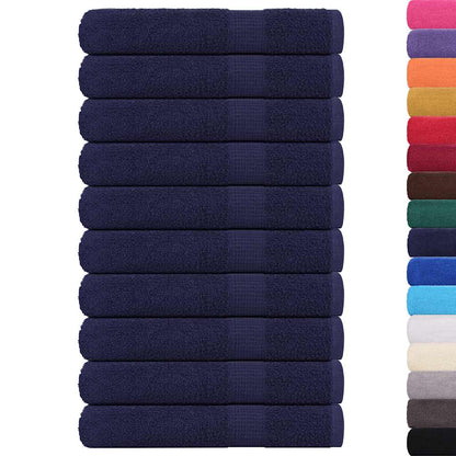 Sauna Towels "FROGN" 10 pcs Navy Blue 80x200 cm 360 gsm