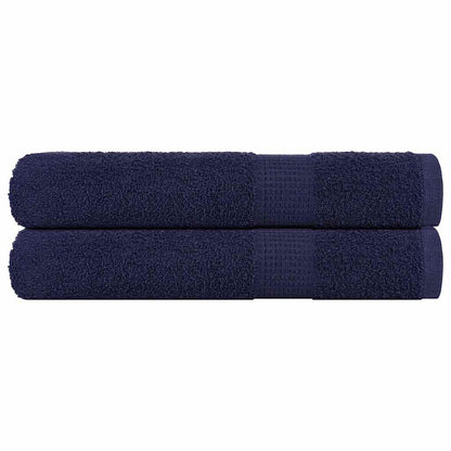 Towels "FROGN" 2 pcs Navy Blue 100x200 cm 360 gsm