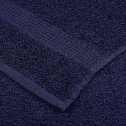 Towels "FROGN" 2 pcs Navy Blue 100x200 cm 360 gsm