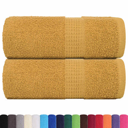 Guest Towels "FROGN" 2 pcs Gold 30x50 cm 360 gsm