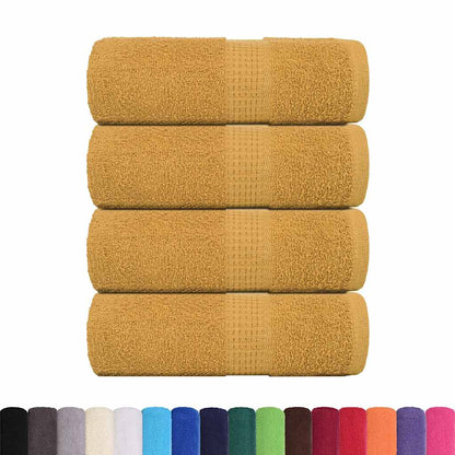 Guest Towels "FROGN" 4 pcs Gold 30x50 cm 360 gsm