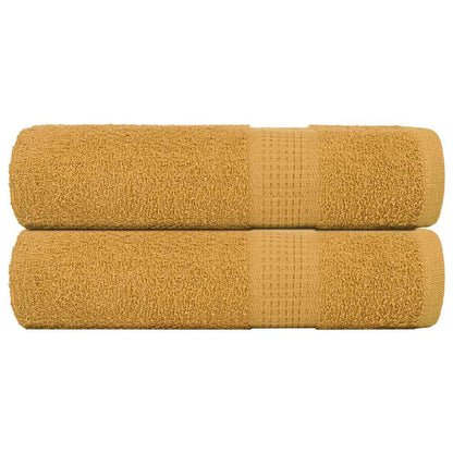 Hand Towels "FROGN" 2 pcs Gold 50x100 cm 360 gsm