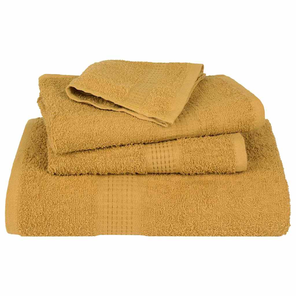 Hand Towels "FROGN" 2 pcs Gold 50x100 cm 360 gsm