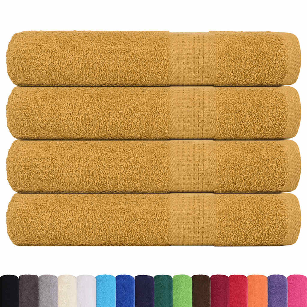 Towels "FROGN" 4 pcs Gold 100x200 cm 360 gsm