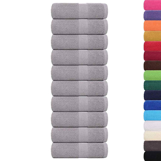 Guest Towels "FROGN" 10 pcs Grey 30x50 cm 360 gsm