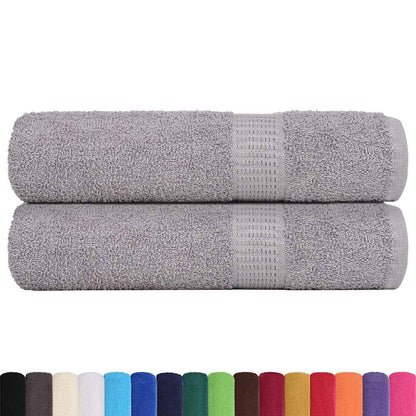 Hand Towels "FROGN" 2 pcs Grey 50x100 cm 360 gsm