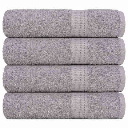 Hand Towels "FROGN" 4 pcs Grey 50x100 cm 360 gsm