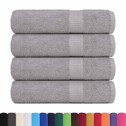 Hand Towels "FROGN" 4 pcs Grey 50x100 cm 360 gsm