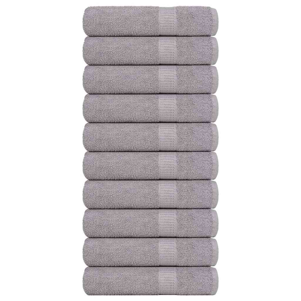 Shower Towels "FROGN" 10 pcs Grey 70x140 cm 360 gsm