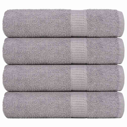 Bath Towels "FROGN" 4 pcs Grey 100x150 cm 360 gsm