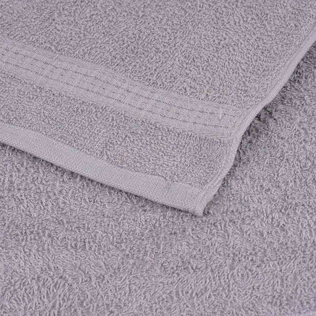 Bath Towels "FROGN" 10 pcs Grey 100x150 cm 360 gsm