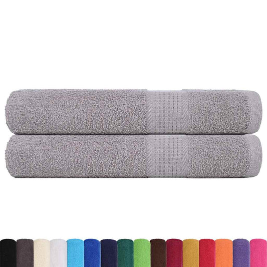 Sauna Towels "FROGN" 2 pcs Grey 80x200 cm 360 gsm