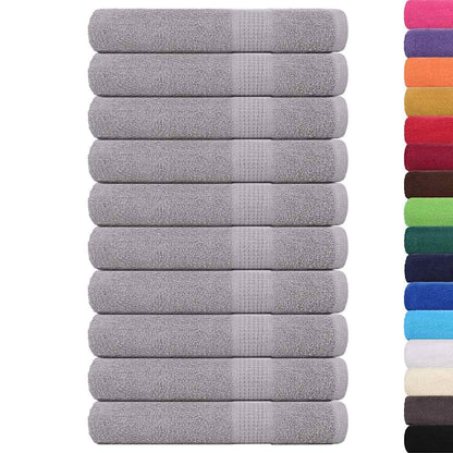Towels "FROGN" 10 pcs Grey 100x200 cm 360 gsm