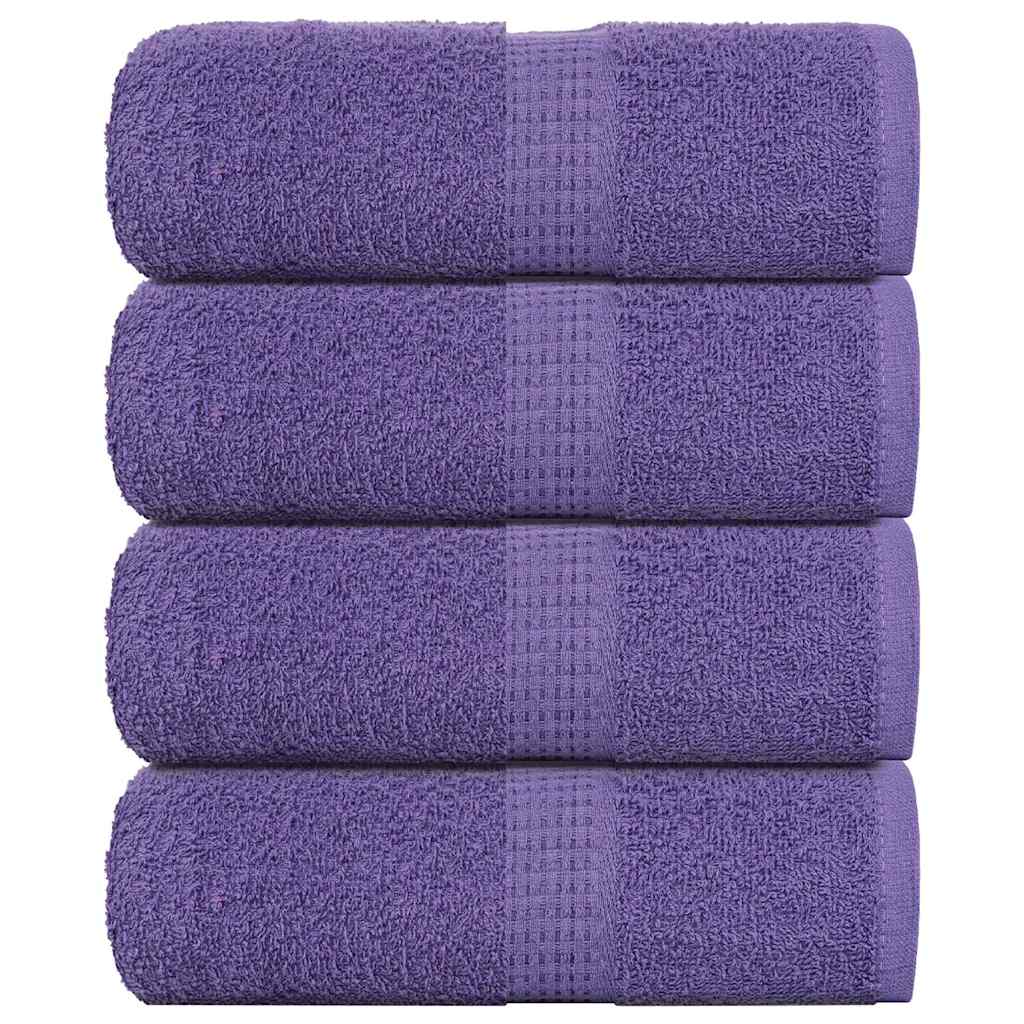 Wash Towels "FROGN" 4 pcs Purple 30x30 cm 360 gsm