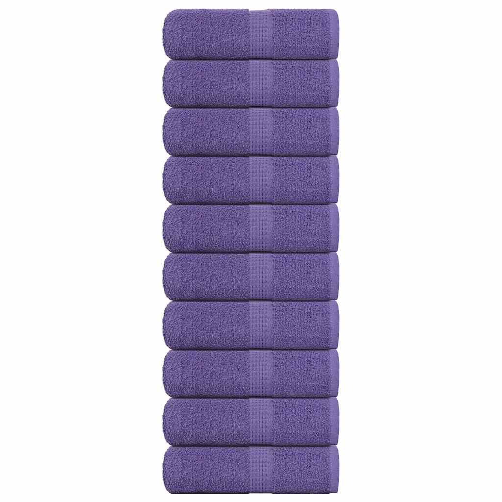 Wash Towels "FROGN" 10 pcs Purple 30x30 cm 360 gsm