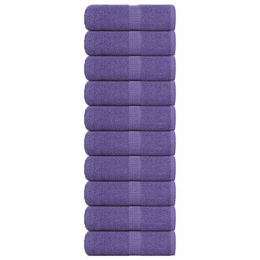 Wash Towels "FROGN" 10 pcs Purple 30x30 cm 360 gsm