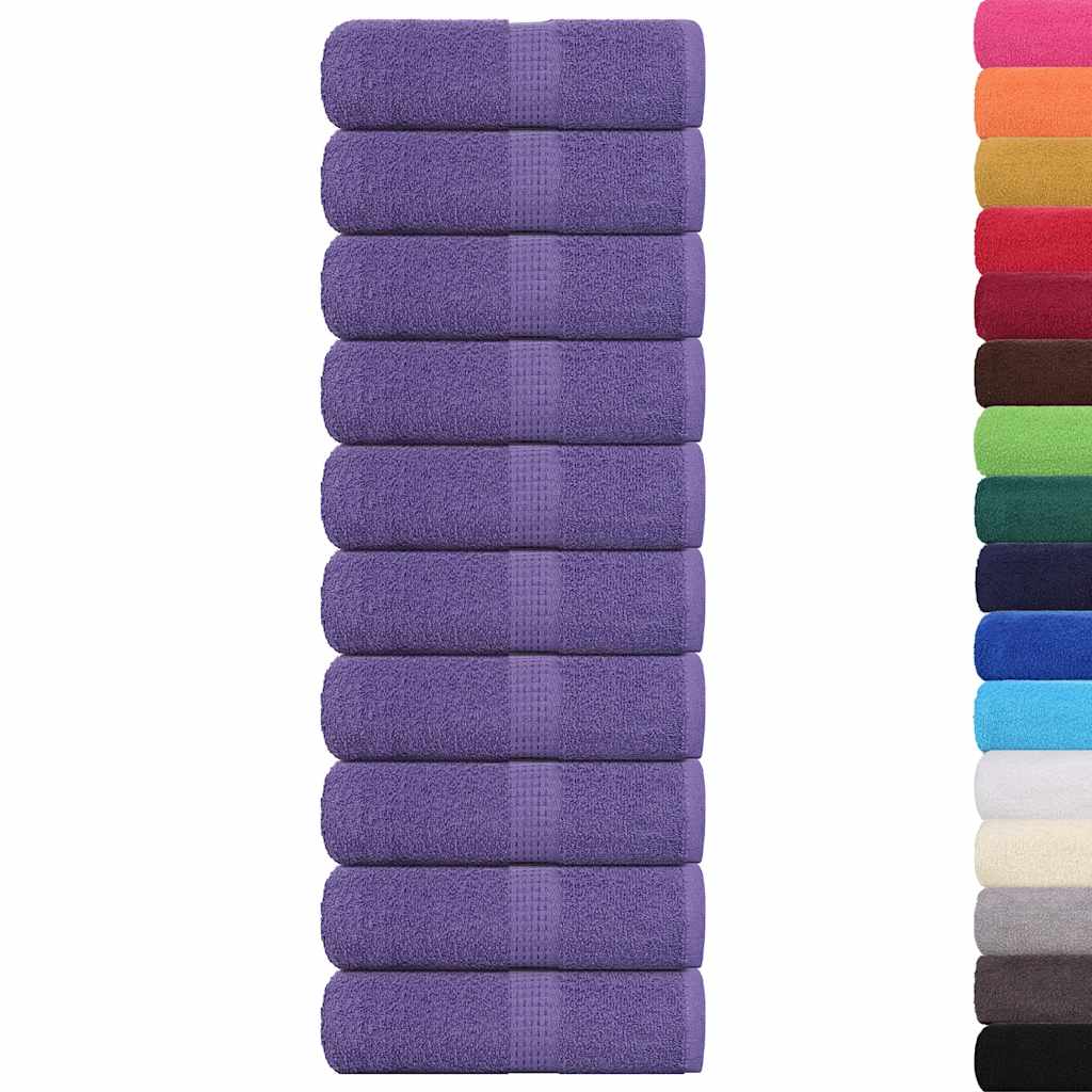 Wash Towels "FROGN" 10 pcs Purple 30x30 cm 360 gsm
