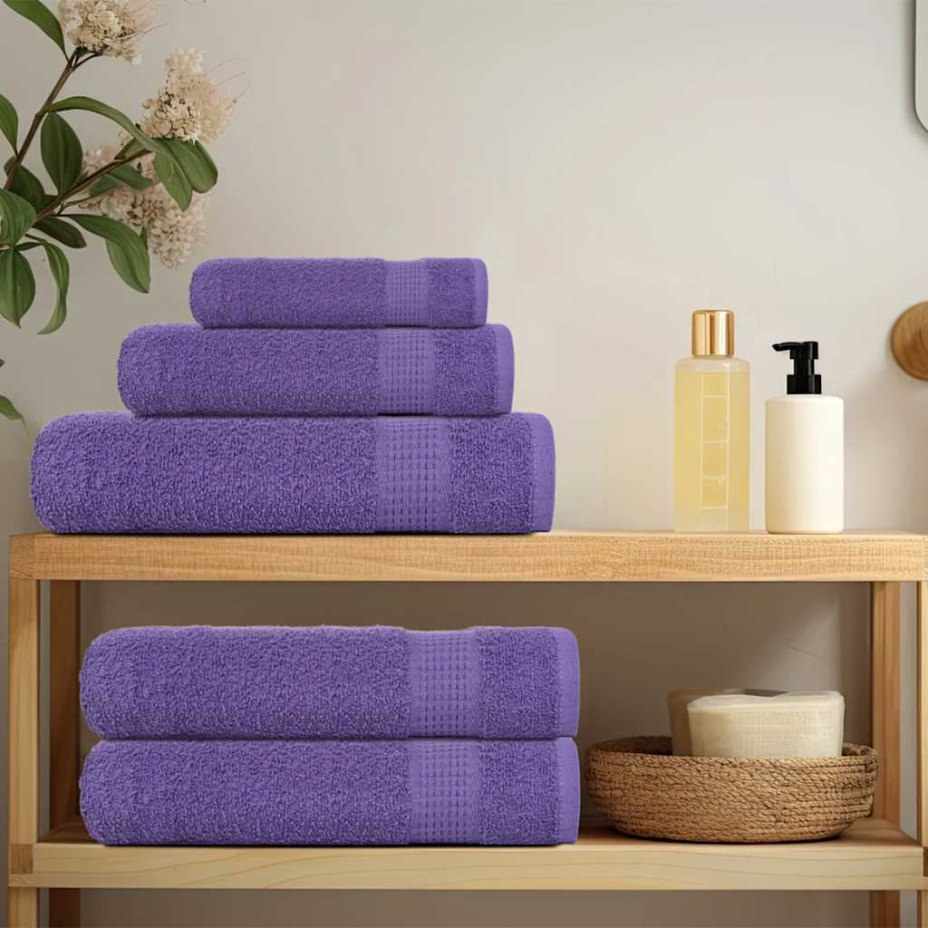 Wash Towels "FROGN" 10 pcs Purple 30x30 cm 360 gsm