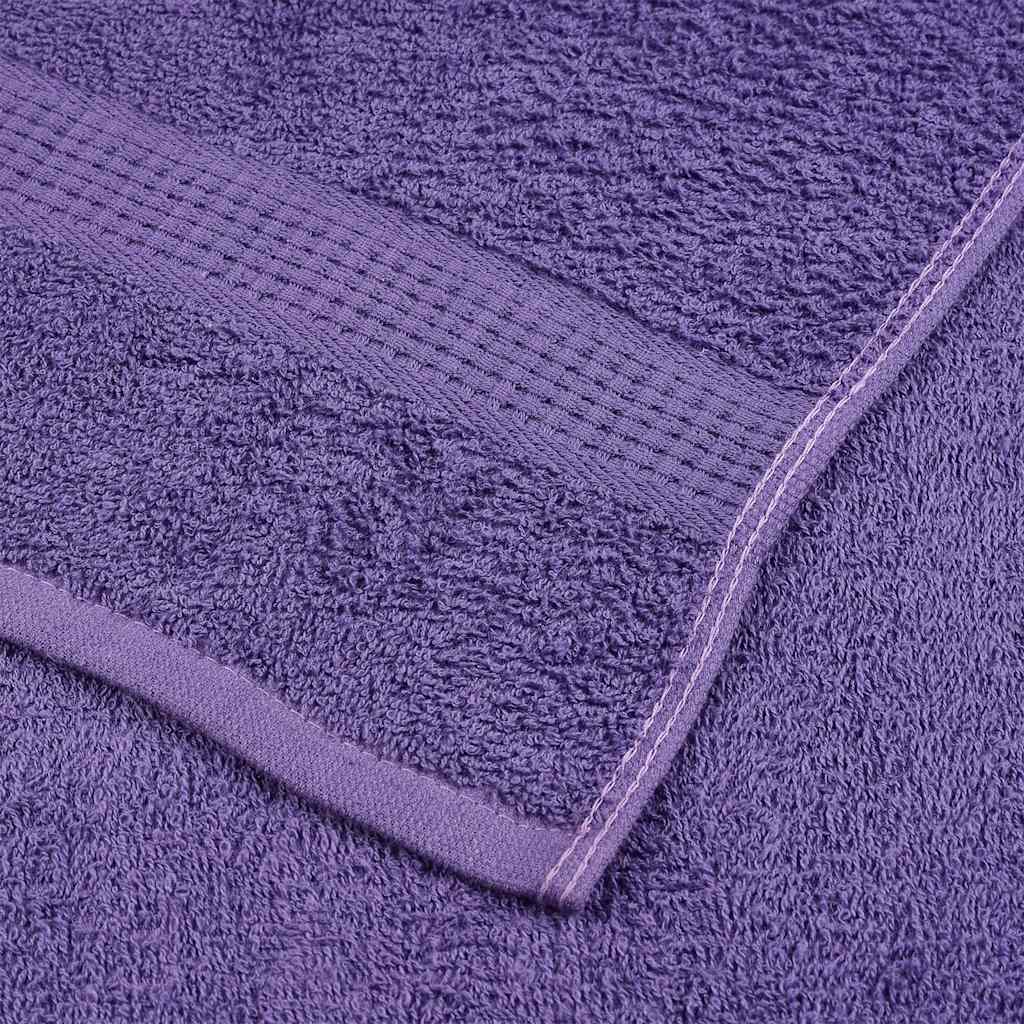 Hand Towels "FROGN" 4 pcs Purple 50x100 cm 360 gsm