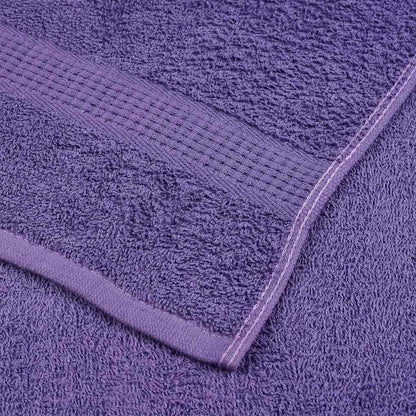 Hand Towels "FROGN" 4 pcs Purple 50x100 cm 360 gsm
